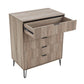 Manhattan Comfort DUMBO Grey Modern 5-Drawer Tall Dresser