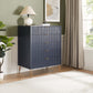 Manhattan Comfort DUMBO Midnight Blue Modern 5-Drawer Tall Dresser