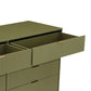 Manhattan Comfort DUMBO Olive Green Modern 10-Drawer Double Tall Dresser