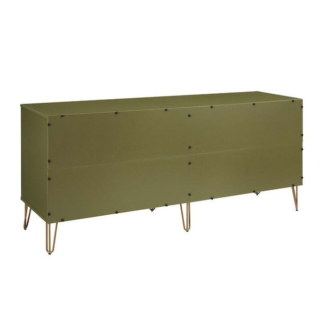 Manhattan Comfort DUMBO Olive Green Modern 6-Drawer Double Low Dresser Kitchen Oasis Manhattan Comfort DUMBO Olive Green Modern 6-Drawer Double Low Dresser Kitchen Oasis