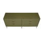 Manhattan Comfort DUMBO Olive Green Modern 6-Drawer Double Low Dresser