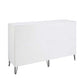 Manhattan Comfort DUMBO White And Grey Modern 10-Drawer Double Tall Dresser
