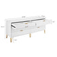 Manhattan Comfort DUMBO White Modern 6-Drawer Double Low Dresser