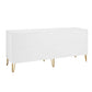 Manhattan Comfort DUMBO White Modern 6-Drawer Double Low Dresser