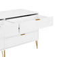 Manhattan Comfort DUMBO White Modern 6-Drawer Double Low Dresser