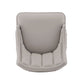 Manhattan Comfort Eda 2-Piece Gray Velvet & Leatherette Dining Chair