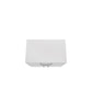 Manhattan Comfort Eiffel 2-Piece Mobile Storage Cabinet In White Gloss