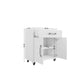 Manhattan Comfort Eiffel 2-Piece Storage Set In White