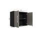 Manhattan Comfort Eiffel 28" Floating Storage Cabinet In Gloss Gray