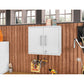 Manhattan Comfort Eiffel 28" Floating Storage Cabinet In Gloss White