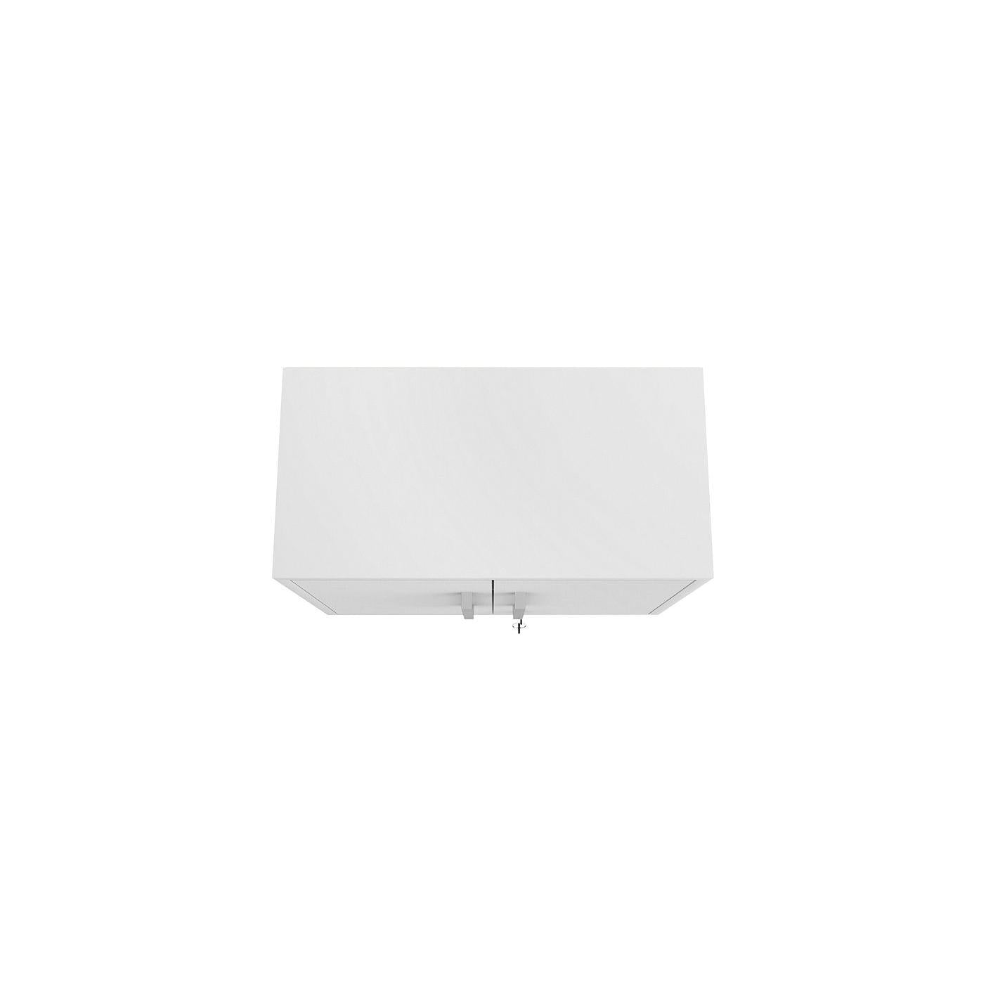 Manhattan Comfort Eiffel 28" Floating Storage Cabinet In Gloss White