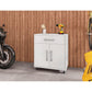 Manhattan Comfort Eiffel 28" Mobile Storage Cabinet With 1 Drawer In White Gloss