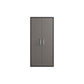 Manhattan Comfort Eiffel 3-Piece Garage Storage Set In Matte Black & Gray