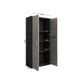 Manhattan Comfort Eiffel 3-Piece Garage Storage Set In Matte Black & Gray