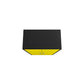 Manhattan Comfort Eiffel 3-Piece Storage Cabinet In Matte Black & Yellow