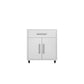 Manhattan Comfort Eiffel 3-Piece Storage Set In White