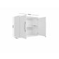 Manhattan Comfort Eiffel 3-Piece Storage Set In White