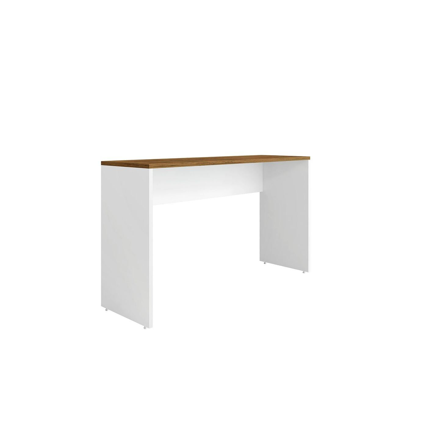 Manhattan Comfort Eiffel 60" Desk In White Gloss