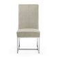 Manhattan Comfort Element Champagne Velvet Dining Chair
