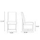 Manhattan Comfort Element Steel Velvet Dining Chair