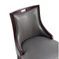 Manhattan Comfort Emperor Faux Leather Pebble Gray Barstool In A Set Of 2