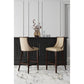 Manhattan Comfort Fifth Avenue 45"H Cream & Walnut Beech Wood Bar Stool