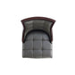 Manhattan Comfort Fifth Avenue Faux Leather Barstool In Pebble Gray