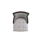 Manhattan Comfort Fifth Avenue Faux Leather Light Gray Counter Stool In A Set Of 3