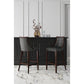 Manhattan Comfort Fifth Avenue Faux Leather Pebble Gray Barstools In A Set Of 3