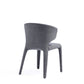 Manhattan Comfort Fifth Conrad Modern Woven Tweed Gray Dining Chairs In A Set Of 4