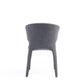 Manhattan Comfort Fifth Conrad Modern Woven Tweed Gray Dining Chairs In A Set Of 4