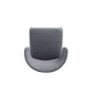 Manhattan Comfort Fifth Conrad Modern Woven Tweed Gray Dining Chairs In A Set Of 4