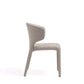 Manhattan Comfort Fifth Conrad Modern Woven Tweed Wheat Dining Chairs In A Set Of 2