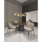 Manhattan Comfort Flor Fabric Dining Chair In Wheat