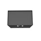 Manhattan Comfort Fortress Textured Metal 32" Garage Mobile Cabinet With 2 Adjustable Shelves In Charcoal Gray