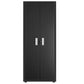 Manhattan Comfort Fortress Textured Metal 75" Garage Cabinet With 4 Adjustable Shelves In Charcoal Gray