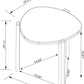 Manhattan Comfort Gales 18" Matte Pistachio Green End Table With Solid Wooden Legs