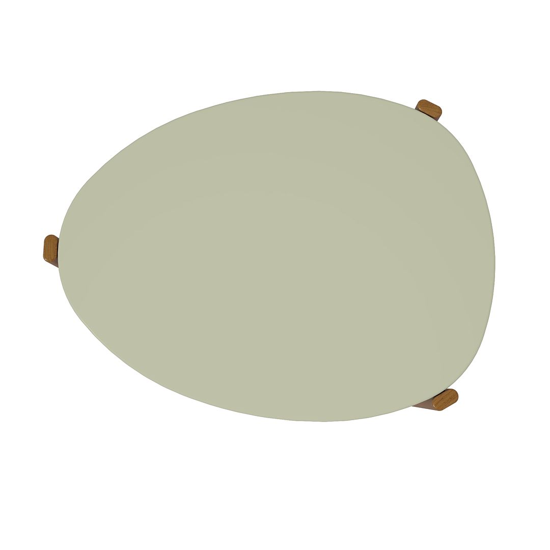 Manhattan Comfort Gales 2-Piece Pistachio Green End Table & Coffee Table Set