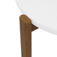 Manhattan Comfort Gales 2-Piece White End Table & Coffee Table Set