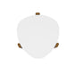 Manhattan Comfort Gales 2-Piece White End Table & Coffee Table Set
