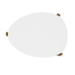 Manhattan Comfort Gales 32" Matte White Coffee Table With Solid Wooden Legs