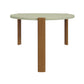 Manhattan Comfort Gales 32" Pistachio Green Coffee Table With Solid Wooden Legs