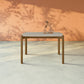 Manhattan Comfort Gales 47" Rectangular Gloss Greige Dining Table With Solid Wooden Legs