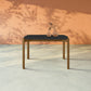 Manhattan Comfort Gales 47" Rectangular Matte Black Dining Table With Solid Wooden Legs