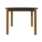Manhattan Comfort Gales 47" Round Matte Black Dining Table With Solid Wooden Legs