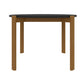 Manhattan Comfort Gales 47" Round Matte Black Dining Table With Solid Wooden Legs
