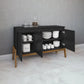 Manhattan Comfort Gales 49" Mid-Century Modern Sideboard In Black
