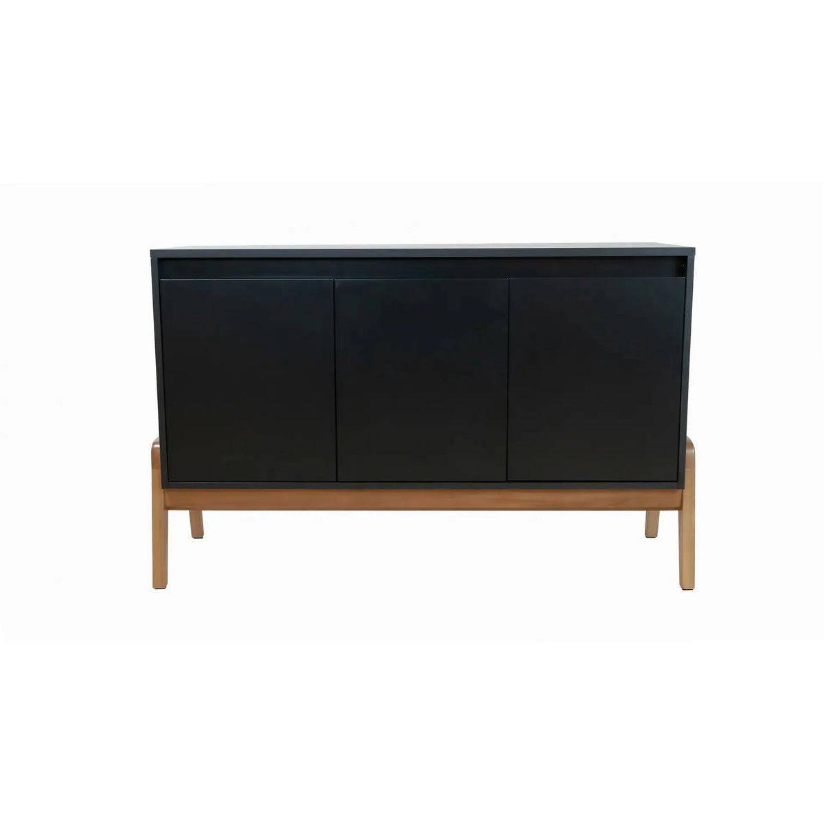 Manhattan Comfort Gales 49" Mid-Century Modern Sideboard In Black