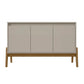 Manhattan Comfort Gales 49" Mid-Century Modern Sideboard In Off-White