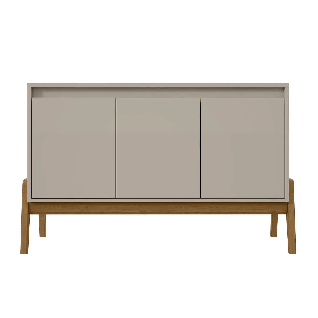Manhattan Comfort Gales 49" Mid-Century Modern Sideboard In Off-White